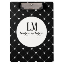 Svart & Vit Bågmonogram