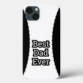 Svart Vit Bästa Pappa Någon Gånga iPhone-fodral