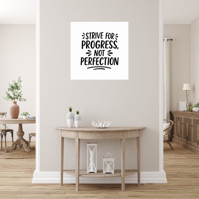 Svart vit citat motivation  poster (Skapare uppladdad)