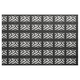 Svart/vit contemporary, chic, diamant tyg