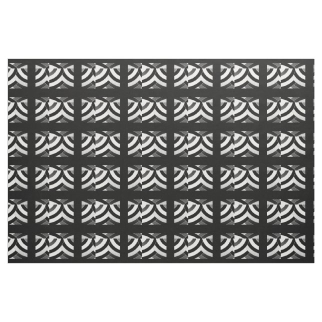 Svart/vit contemporary, chic, diamant tyg (Yard)
