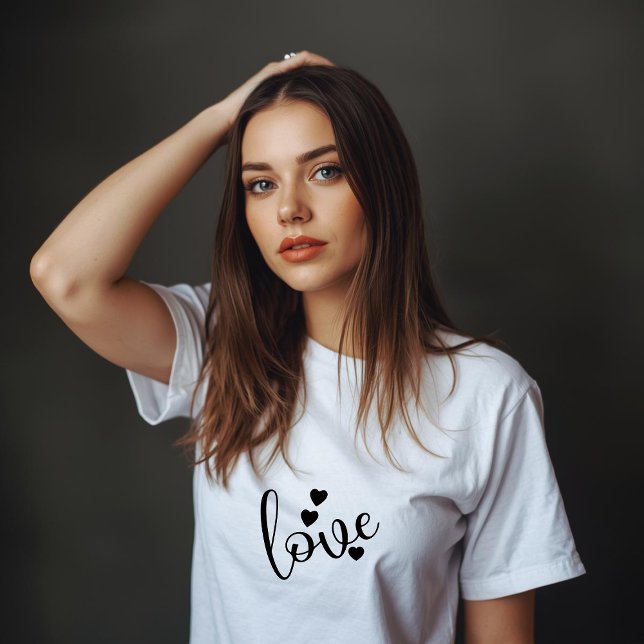 Svart & Vit Dam T-Shirt (Skapare uppladdad)