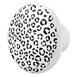 Svart & Vit Djurläge Knopp
