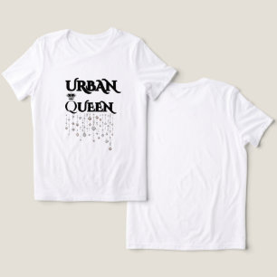 SVART VIT Drottning Sällsynt DIAMANT KVINNOR T Shirt