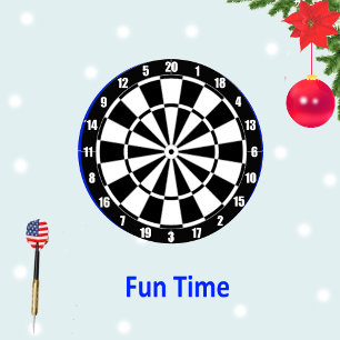 Svart & vit dubbel färg Dart Board Darttavla