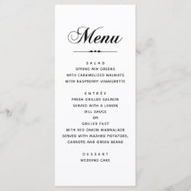 Svart & vit elegant klassisk typografi bröllop