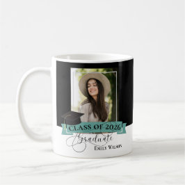 Svart & Vit examensmugg – Klass 2026 Kaffemugg