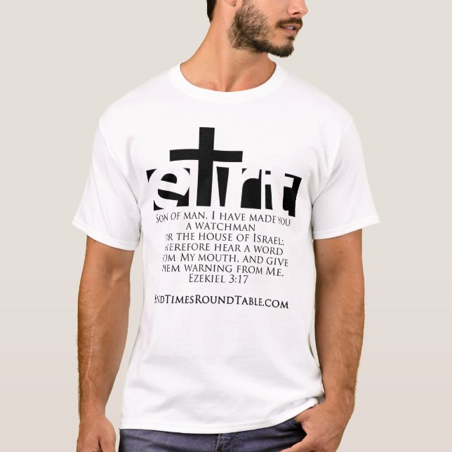 Svart & vit Ezekiel-3 T-shirt (Framsida)