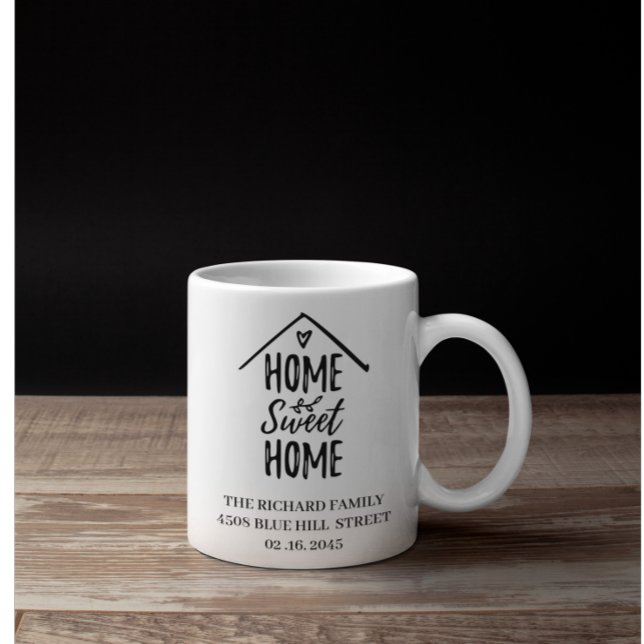Svart & Vit Fastighetsklient Avslutningspresent Kaffemugg (Skapare uppladdad)