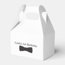 Svart & Vit Flibow Tuxedo Pojkar Party Favor Presentaskar
