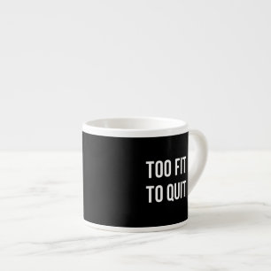 Svart vit för för färdiga citationstecken för espressomugg