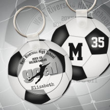 Svart, vit fotboll, målflickors laganda