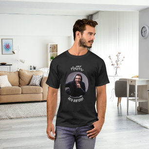 Svart, vit fotoman t shirt