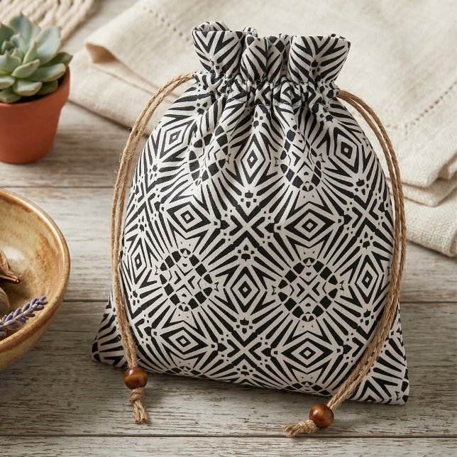 Svart-vit geometrisk abstrakt zebramönster tyg (Skapare uppladdad)