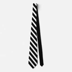 Svart vit geometrisk diagonal Rand Solid Black Slips