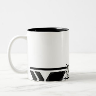 Svart Vit Geometrisk Tribalmönster Klassisk Mugg