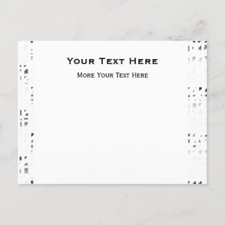 Svart, Vit, Grå Konsttryck 2 Postkort Inbjudan Vykort