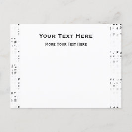 Svart, Vit, Grå Konsttryck 2 Postkortsinbjudan Inbjudan Vykort