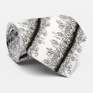 Svart-vit grafisk struktur i grunge-stil slips