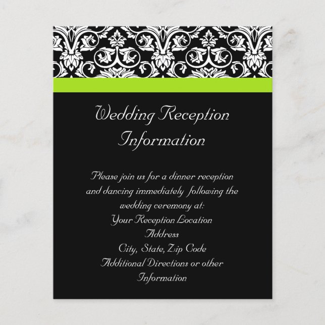 Svart/vit Grönt med Chartreuse-dekorremsor (Framsida)