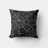 Svart & Vit Halloween-spindelnät 