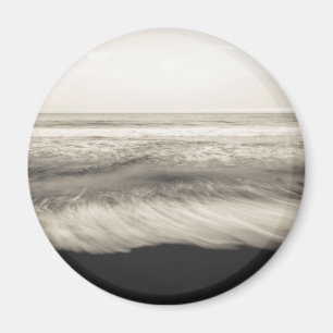 Svart-vit havsutsikt, Hawaii Magnet
