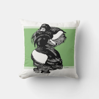 Svart-vit illustration av tofsand kudde