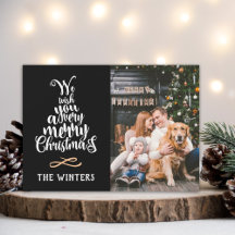 Svart & Vit Julgransbokstav Foto