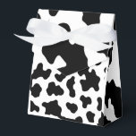 Svart & Vit Ko Skinntryck Födelsedagsfest Presentaskar<br><div class="desc">Matchande artiklar finns tillgängliga.</div>