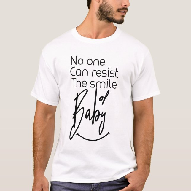 Svart vit Koncept Konstnärlig Design T Shirt (Framsida)