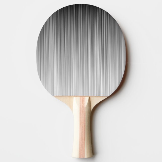 Svart-vit linjedesign pingisracket (Baksidan)