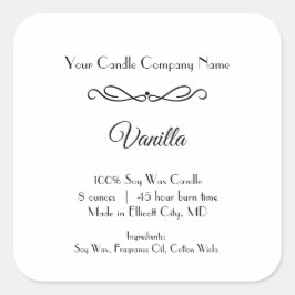 Svart vit ljus - etikett med blomning Swirl-minima