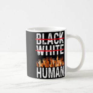 Svart Vit Mänsklig Jämlikhet Appare Svart Historia Kaffemugg