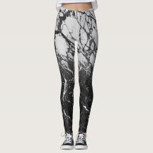 Svart & Vit Marmor Modern Glam Trendig