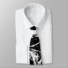 Svart & Vit Marmor Stil Slip Slips