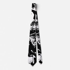 Svart & Vit Marmor Stil Slip Slips
