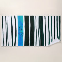 Svart, vit, Medelhavsblå målad rand