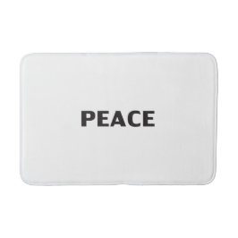 Svart, vit minimalist, modern badrumsmatta