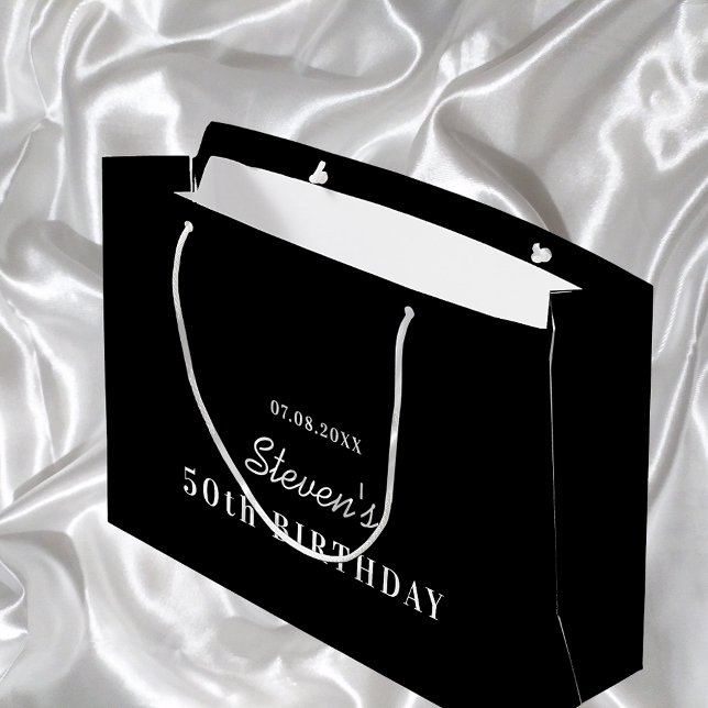 Svart vit-monogram, modern minimalistisk (Skapare uppladdad)