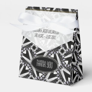 Svart+Vit Mönster Förmånslåda   Modern Tribal Presentaskar