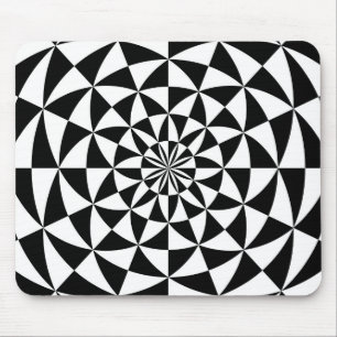 Svart & vit - Mousepad design Musmatta