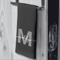 Svart Vit Namnmonogram