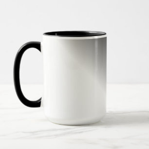 Svart vit Ombre Mugg