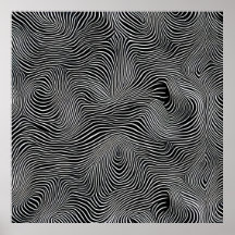 Svart-vit Op Art-virvelmönster