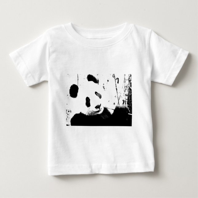 Svart & Vit Panda T-shirt (Framsida)