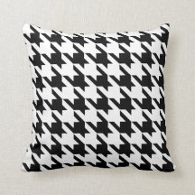 Svart Vit Pied De Poule Houndstooth