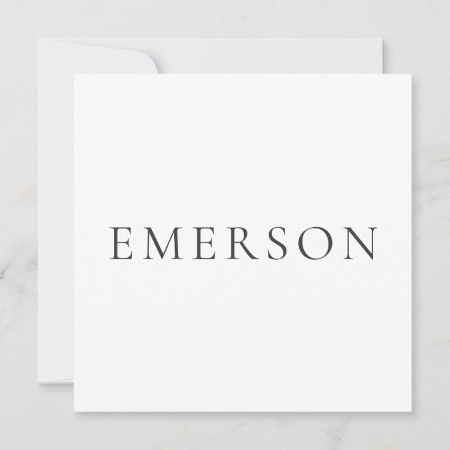 Svart vit professionell minimalistisk modern enkel (Framsida)