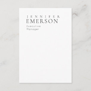 Svart vit professionell minimalistisk modern enkel tilläggskort