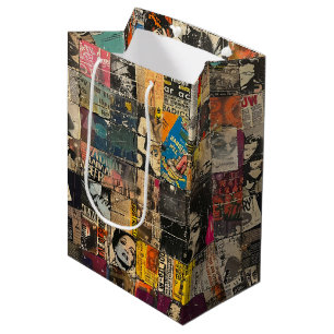 Svart Vit Punk Rock Serieteckning Grid