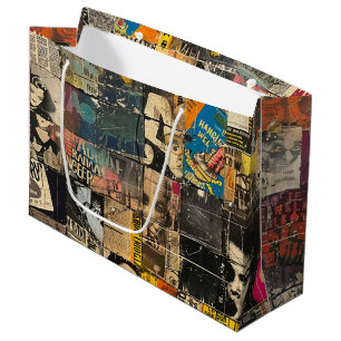 Svart Vit Punk Rock Serieteckning Grid